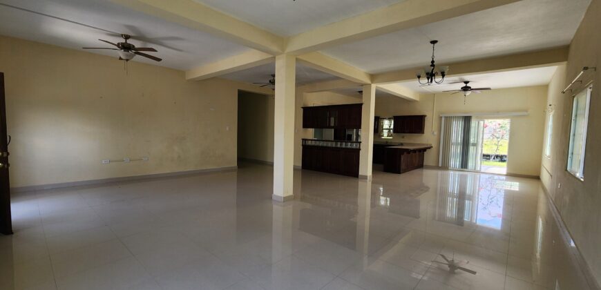 Belmopan- Unfurnished Three Bedroom Ground Floor Apartment